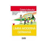 Limba moderna germana - Clasa 1. Sem. 2 - Caietul elevului - Evemarie Draganovici, editura Corint