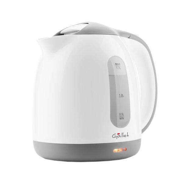 Cana electrica fierbator gallet bou793wg, 1,7 l, 2200 w, alb cu gri
