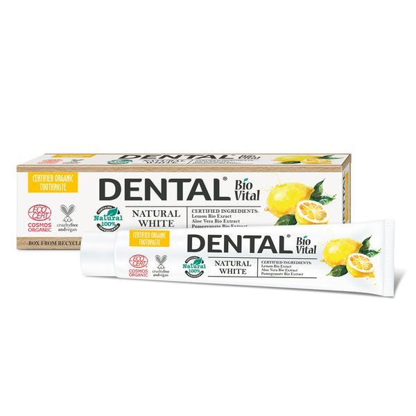 Pasta de dinti dental bio vital natural white 75 ml ingrediente naturale