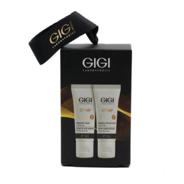 Set cadou de calatorie Gigi City NAP - Set de calatorie (Sapun 15 ml + Crema de zi 15 ml)