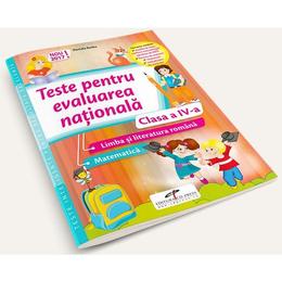 Teste pentru evaluarea nationala. limba romana. matematica - clasa 4 - daniela barbu, editura cd press
