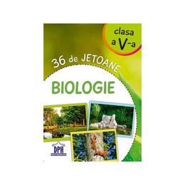 36 de jetoane - biologie - clasa 5, editura didactica publishing house