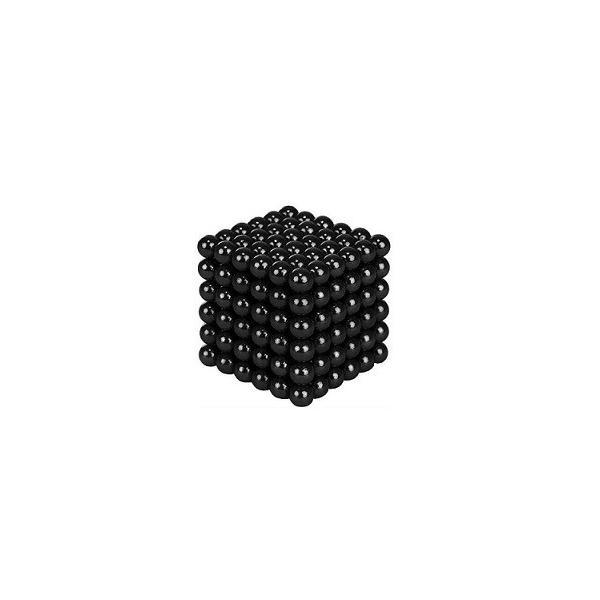Bile magnetice antistres Neocube, 216 piese, 5mm, negru - Gonga