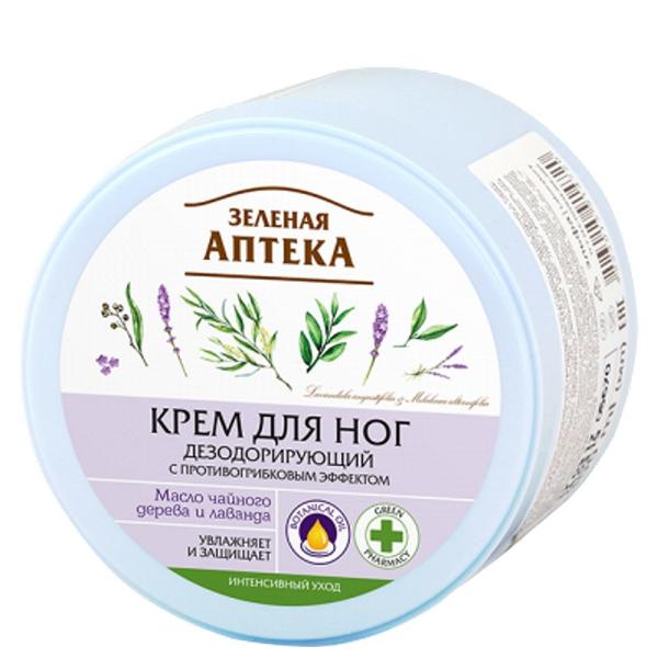 Crema Deodoranta pentru Picioare cu Efect Antifungic Zelenaya Apteka, 300 ml