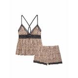 Pijama, Heavenly Supersoft Cami Set, Leopard, Victoria's Secret, Marime M