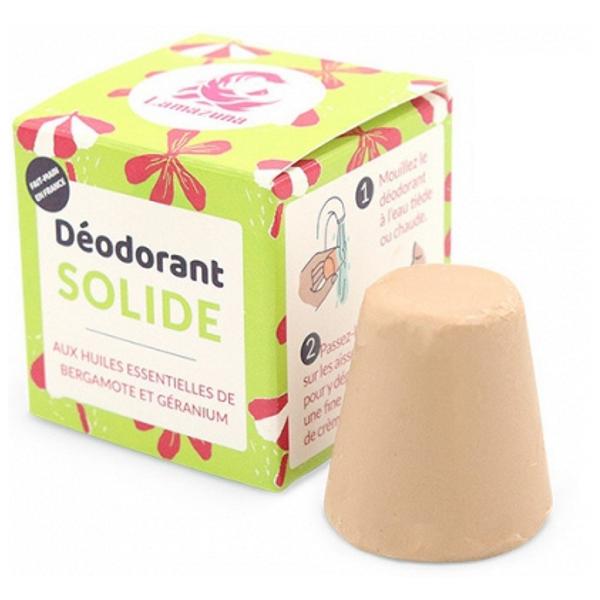 Deodorant Solid pentru Piele Normala Bergamota Zero Waste Lamazuna, 30 g