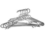 Umerase plastic, gri argintiu, set 6 buc - Maxdeco