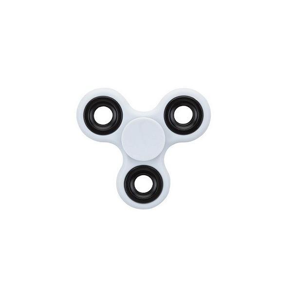 Jucarie anti-stres fidget spinner, alb