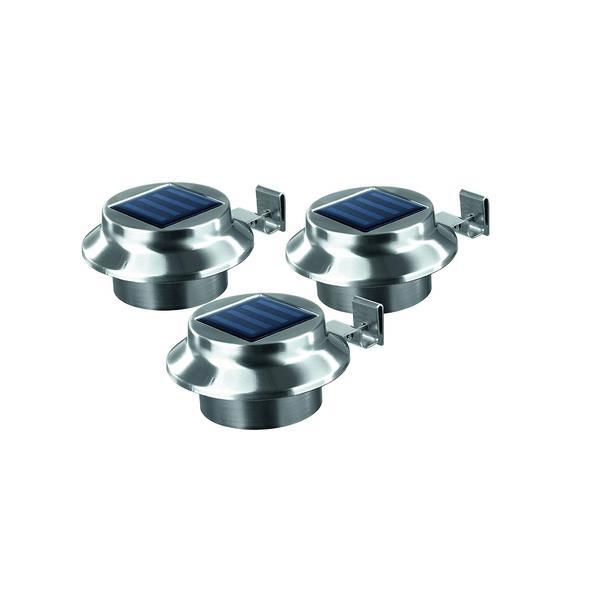 Set de 3 lampi solare easymaxx, argintiu