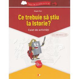 Ce trebuie sa stiu la istorie? trec in clasa 5 - caiet - magda stan, editura litera