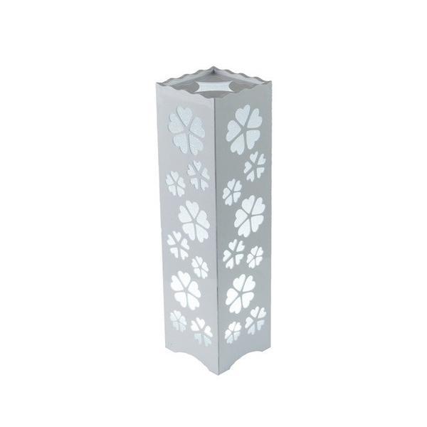 Lampa led decorativa de birou, model floral, alb - gonga