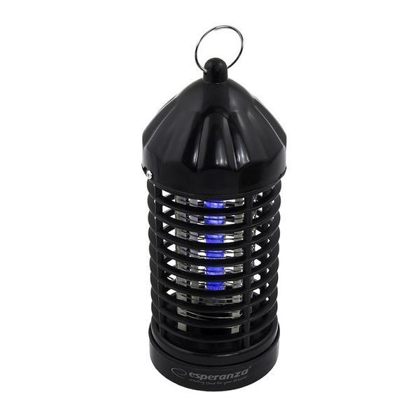 Lampa cu lumina uv impotriva insectelor, 2 w, negru - gonga