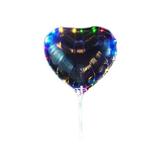 Balon LED in forma de inima, multicolor  - Gonga