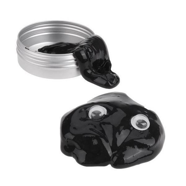 Plastilina inteligenta magnetica, magnet inclus, negru - gonga