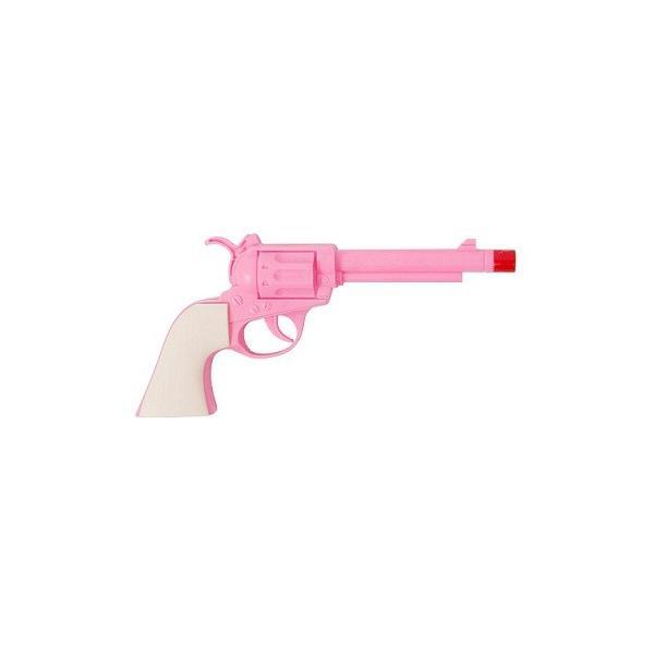 Pistol de jucarie western, 24 cm, roz - gonga