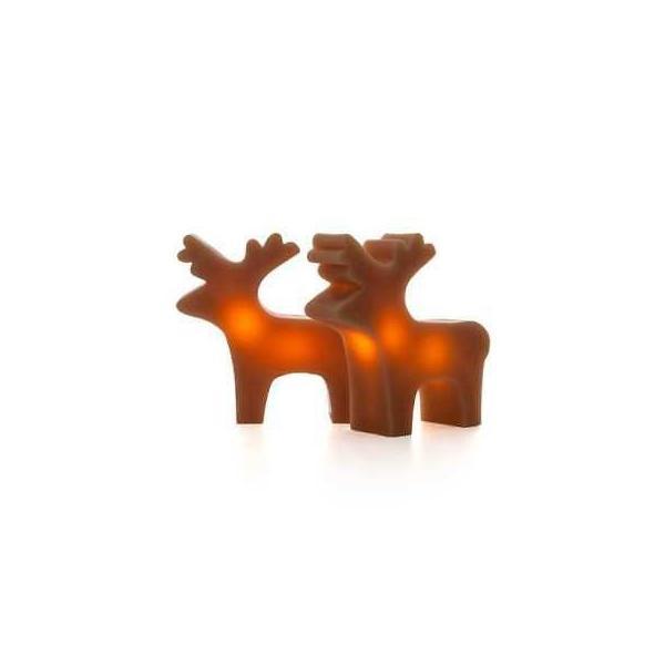 Set doua lumanari led in forma de reni, flambiance - gonga