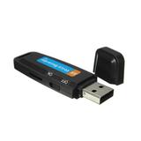 Mini reportofon sub forma de stick USB, negru, Gonga