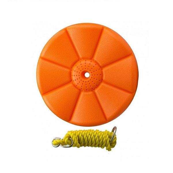 Leagan pentru copii model Swing Set, 28 cm, portocaliu - Gonga