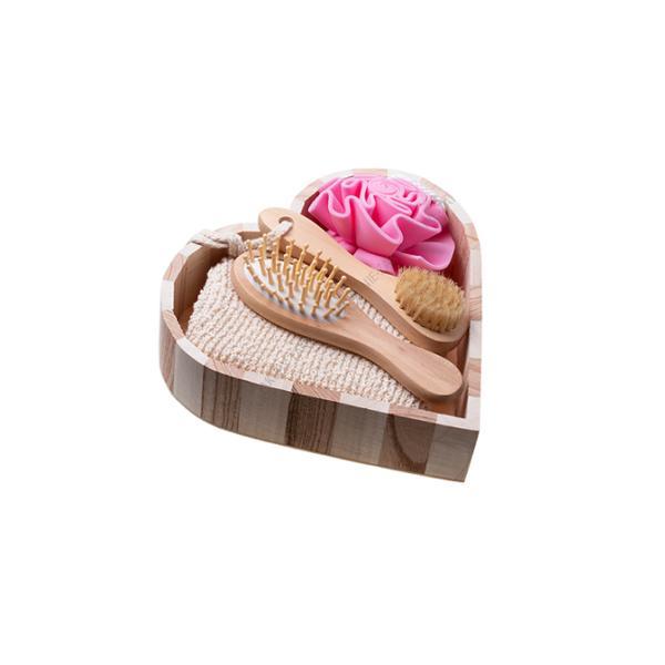 Set spa din lemn pentru baie, 4 elemente - gonga