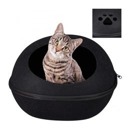culcus-pat-2-in-1-pentru-pisici-caini-mici-cu-perna-si-fermoar-fetru-negru-relaxdays-1.jpg