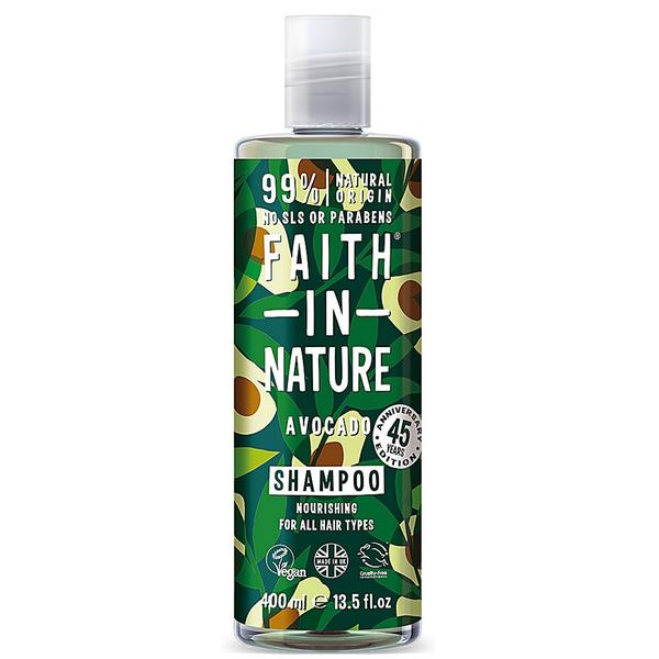 Sampon Nutritiv cu Avocado pentru Toate Tipurile de Par Faith in Nature, 400 ml