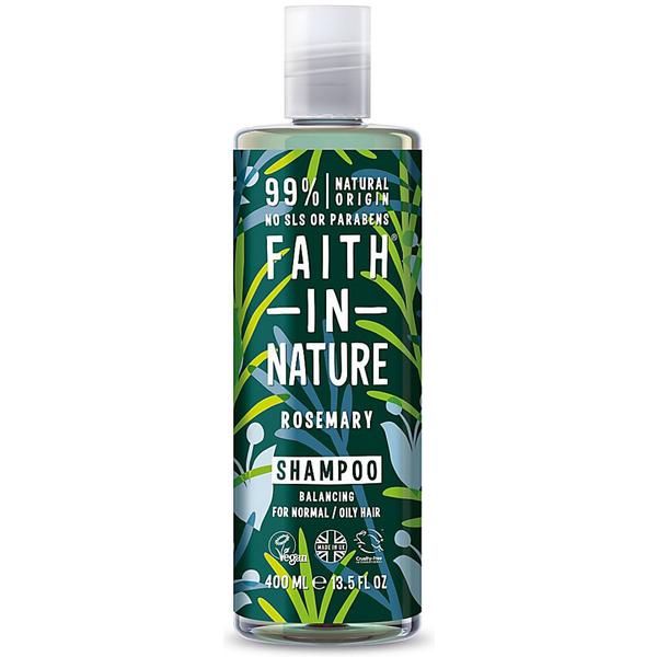 Sampon Echilibrant cu Rozmarin pentru Par Normal sau Gras Faith in Nature, 400 ml