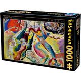 Puzzle 1000 Kandinsky: Painting with Red Spot