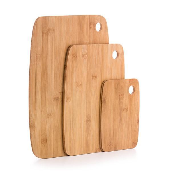 Set trei tocatoare de bucatarie din bambus - maxdeco