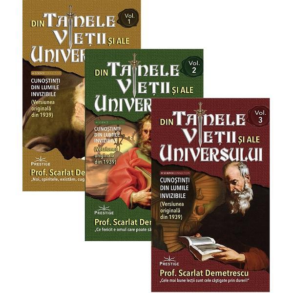Din tainele vietii si ale universului - set 3 volume - Scarlat Demetrescu