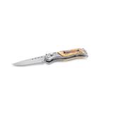Cutit tip briceag din otel cu maner imitatie os pentru pescuit, vanatoare, camping, 15 cm​ - Gonga