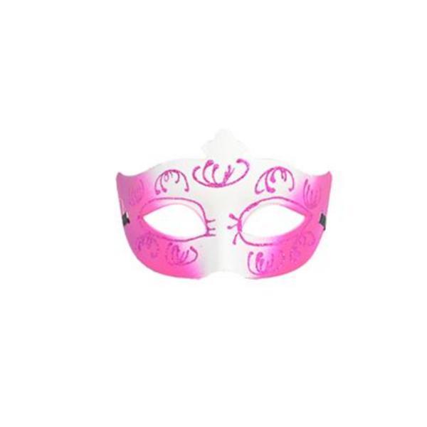 Masca carnaval venetian pentru ochi, roz - gonga