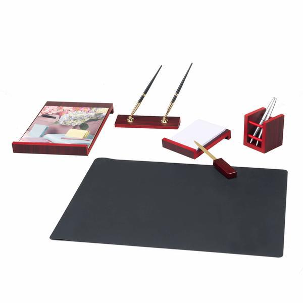 Set de birou lux din lemn bestar, 6 piese - oem