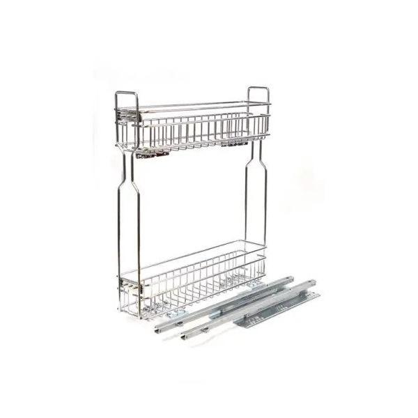 Cos jolly inoxa, sine salice cu amortizare, pentru latime corp 150 mm, model 2104-sy/15-28 - maxdeco