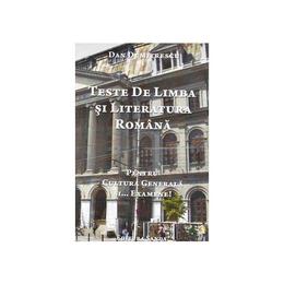 Teste de limba si literatura romana - dan dumitrescu, editura sanda