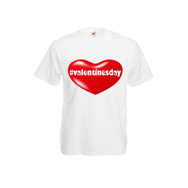Tricou valentine's day print in tesatura, s