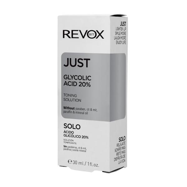 Serum Just Glycolic Acid 20% Revox, 30 ml