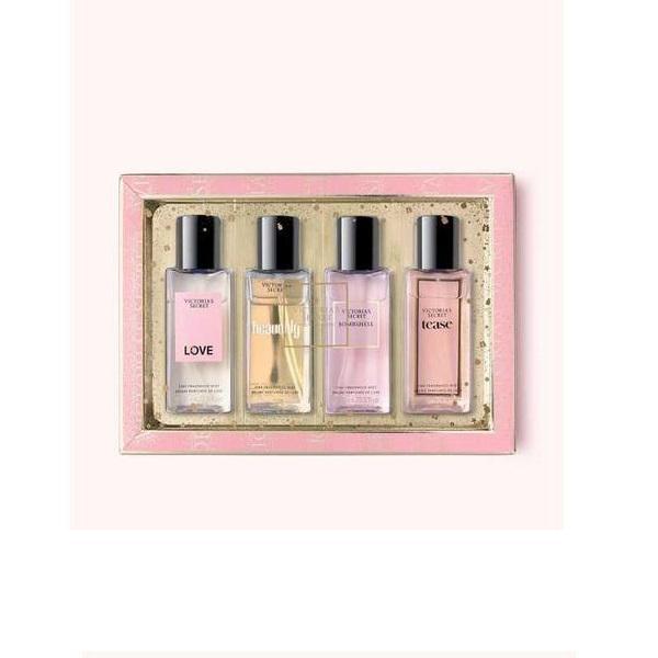 Set cadou 4 spray-uri de corp, best of fine fragrance mist, victoria's secret 4x75 ml