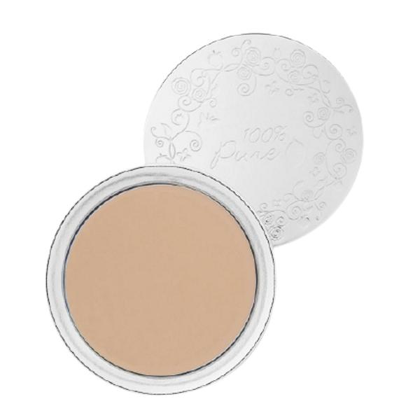 Fond de Ten Compact Cream Foundation 100 Percent Pure Cosmetics 9 g, nuanta White Peach 100 Percent Pure Cosmetics 100 Percent Pure Cosmetics
