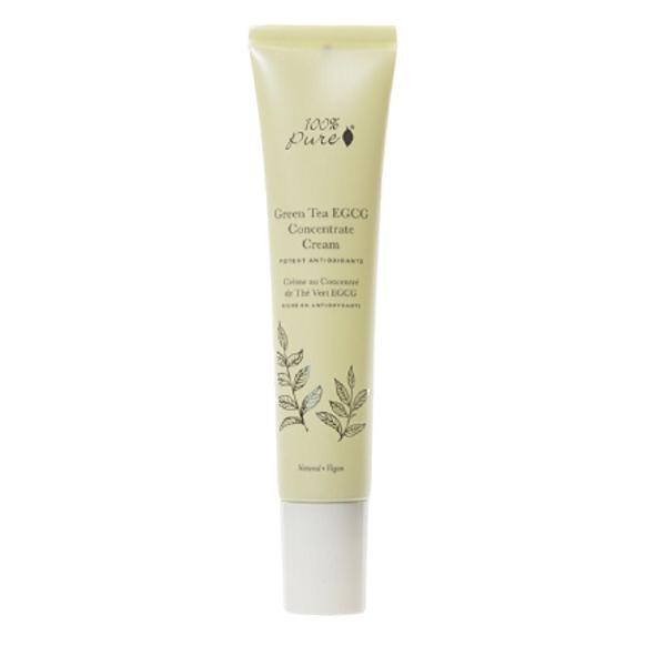 Crema concentrata antioxidanta green tea egcg 100 percent pure cosmetics, 40 ml