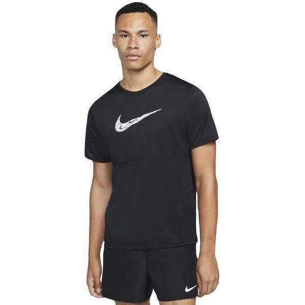 Tricou barbati Nike Dry Miler DA0210-010, XL, Negru
