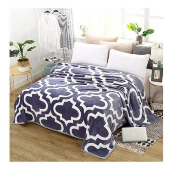 Patura cocolino, dimensiune 200x230cm, culoare albastru - premium