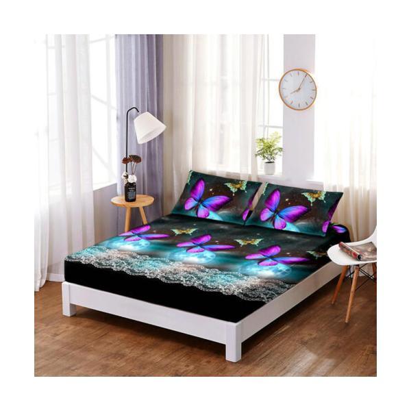 Husă pat finet+2 fețe pernă, culoare multicolor, ralex (hf2)