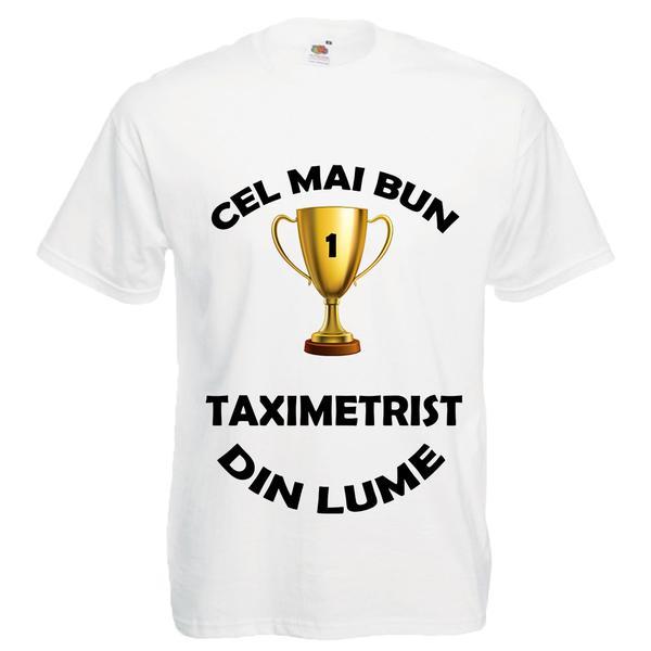 Tricou mesaj cel mai bun taximetrist din lume, 2xl