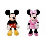 Plusuri Mickey Mouse sau Minnie Mouse 40 cm, deosebit de pufoase la atingeree