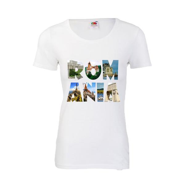 Tricou dama personalizat romania, m