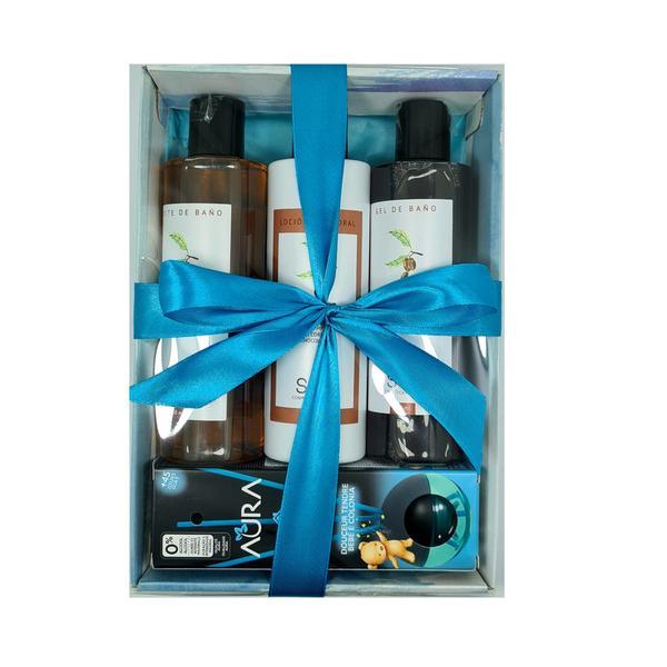 Set cadou Ciocolată Laboratorio Sys, fără parabeni, gel dus 250ml + ulei baie 250ml + lotiune 250ml + odorizant 20ml