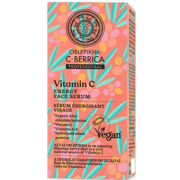 Ser Energizant pentru Ten cu Vitamina C Oblepikha C-Berrica, 30 ml