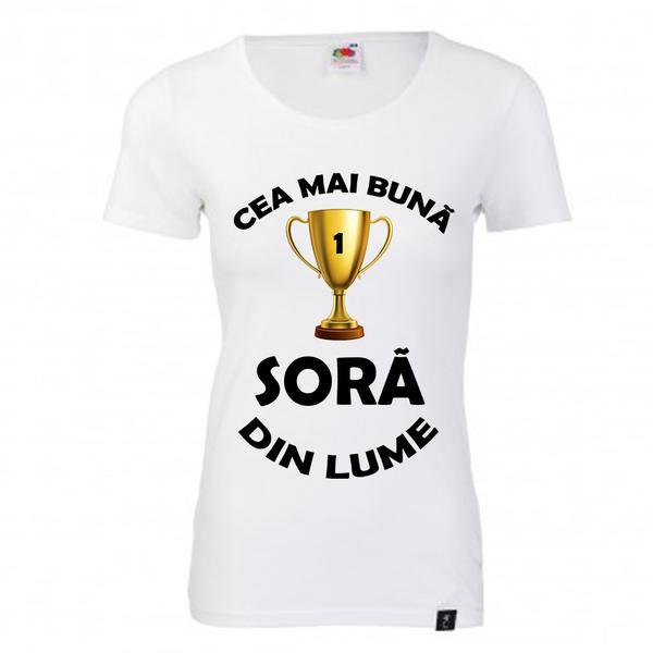 Tricou dama cea mai buna sora, m
