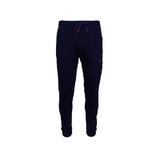 Pantaloni trening barbati Univers Fashion, 2 buzunare laterale si un buzunar la spate cu fermoare, culoare albastru, slim fit, XL
