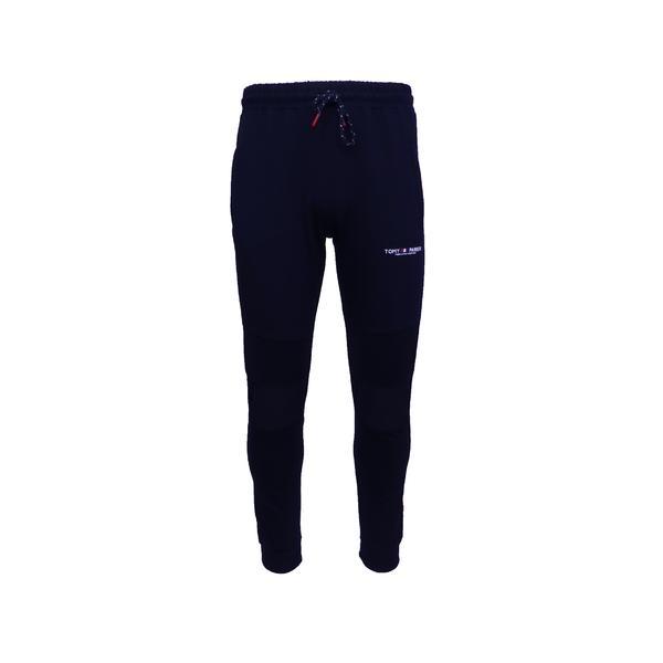 Pantaloni trening barbati univers fashion, slim fit, culoare albastru, 2 buzunare laterale si un buzunar la spate cu fermoare, 2xl